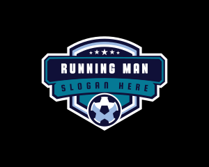 Kicker - Football Sports Soccer logo design