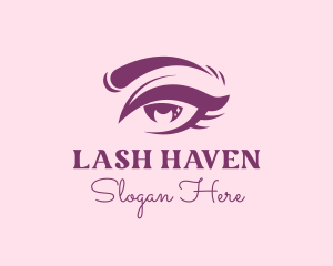 Dreamy Eye Lashes logo design