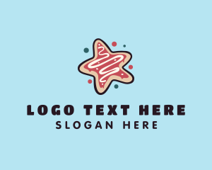 Biscuit - Star Cookie Pastry logo design