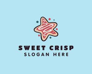 Wafer - Star Cookie Pastry logo design