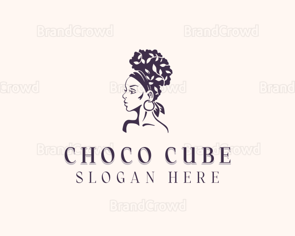 Hair Styling Salon Woman Logo