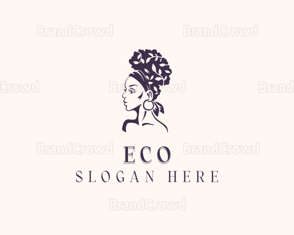 Hair Styling Salon Woman Logo