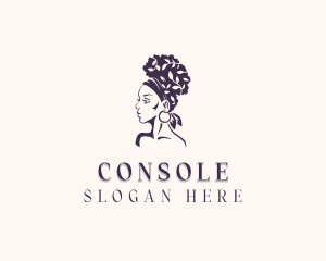 Female - Hair Styling Salon Woman logo design