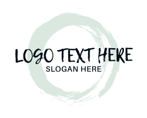 Music - Round Texture Wordmark logo design