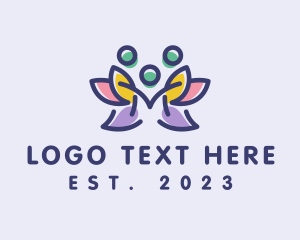 People - Family Planning Flower logo design