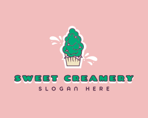 Pastry Cannabis Flower logo design