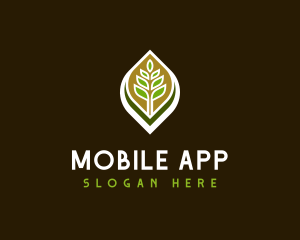 Leaves Plant Environment Logo