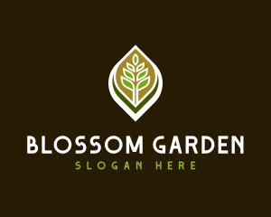 Flora - Leaves Plant Environment logo design