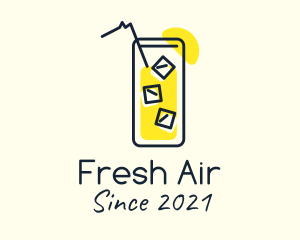 Iced Lemonade Cooler logo design