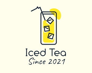 Iced Lemonade Cooler logo design