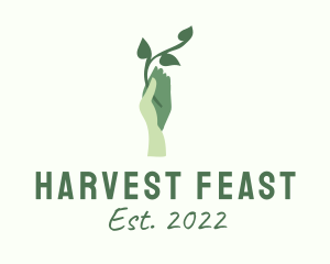 Hand Vine Agriculture  logo design