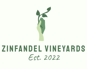 Hand Vine Agriculture  logo design