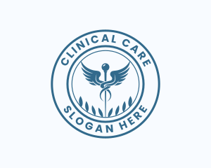 Caduceus Healthcare Lab logo design