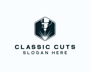 Industrial Laser Machine logo design