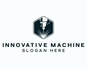 Industrial Laser Machine logo design