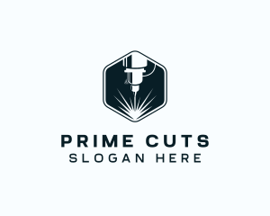 Industrial Laser Machine logo design