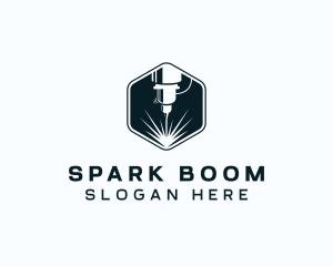 Industrial Laser Machine logo design