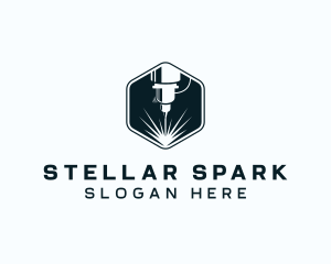 Industrial Laser Machine logo design