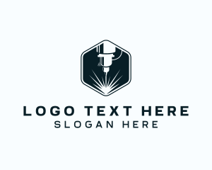 Industrial - Industrial Laser Machine logo design