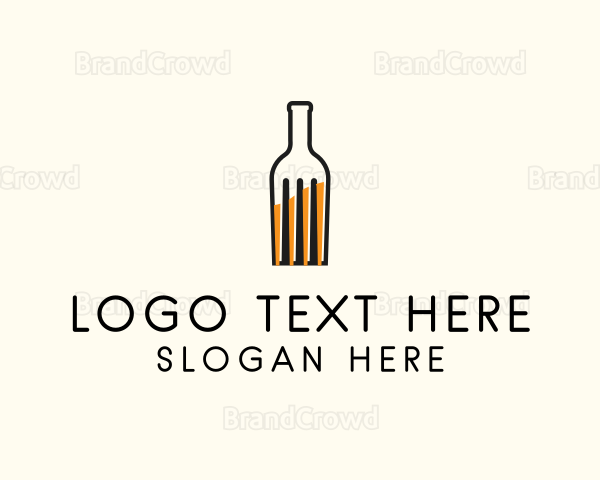 Food Fork Drink Bottle Logo