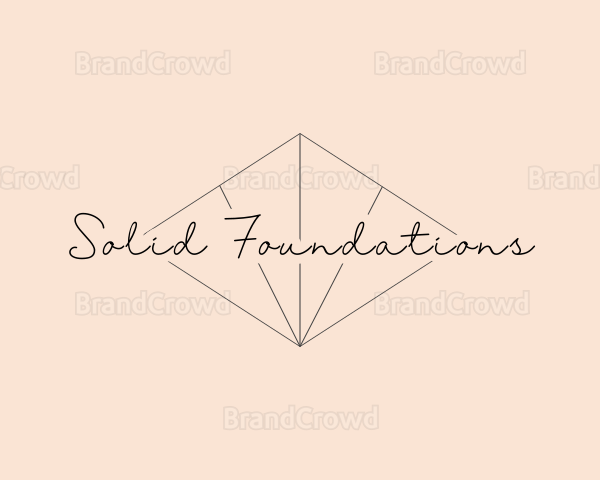 Elegant Script Diamond Logo