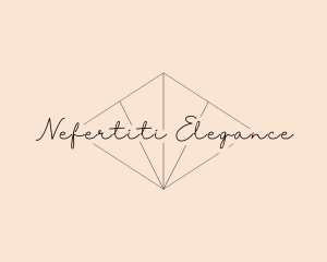 Elegant Script Diamond logo design