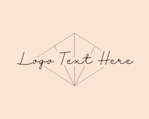 Elegant Script Diamond Logo