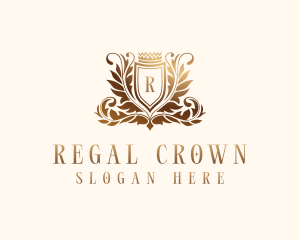 Regal Boutique Shield logo design