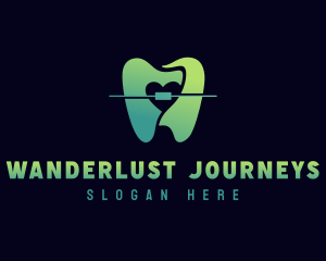 Oral Hygiene - Tooth Braces Dentistry logo design