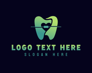 Molar - Tooth Braces Dentistry logo design