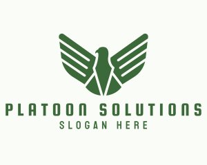 Platoon - Avian Commander Wings logo design