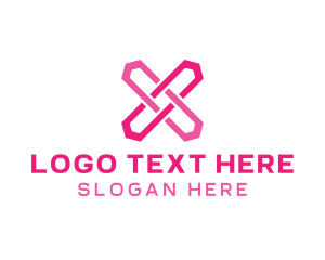 Letter X - Modern Link Letter X logo design