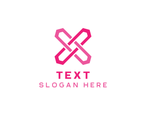 Tech Digital Letter X logo design