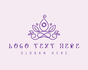 Lifestyle - Lotus Flower Meditation logo design