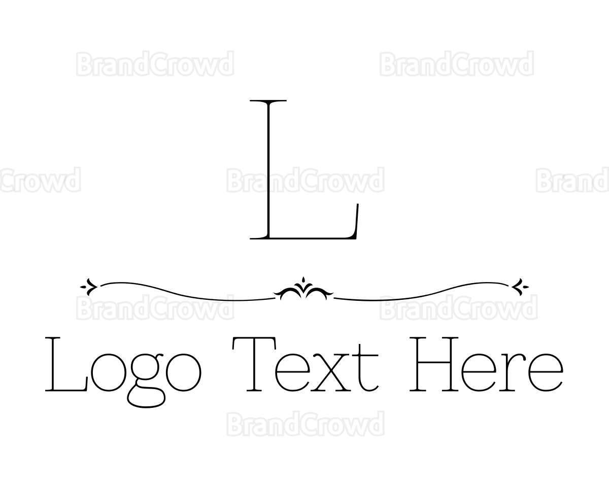 Delicate Luxury Serif Font Logo