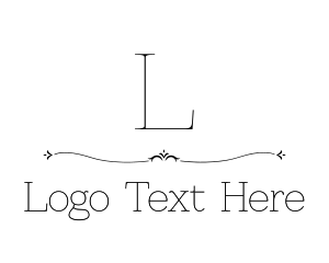 Delicate Luxury Serif Font Logo