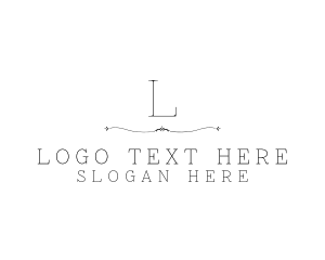 Serif - Wedding Planner Boutique logo design