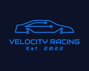 Racing Car Circuit logo design