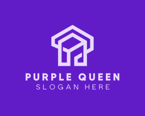 Purple Real Estate logo design