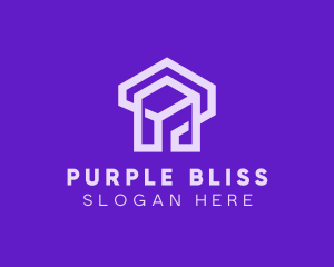 Purple Real Estate logo design