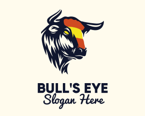 Spanish Bull Animal logo design