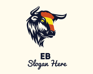 Smokehouse - Spanish Bull Animal logo design