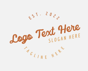 Simple Cursive Business Logo