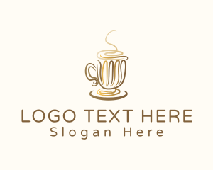 Steam - Coffee Cup Cafe logo design