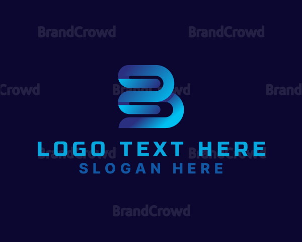 Media Studio Letter B Logo