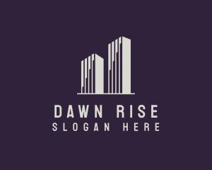 High Rise Tower Property logo design