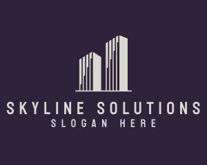 High Rise - High Rise Tower Property logo design