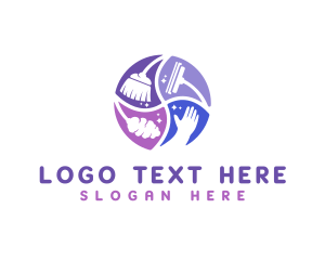 Shine - Sanitation Cleaning Tools logo design