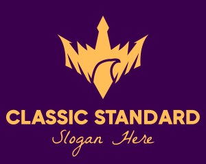 Standard - Golden Bird Crown logo design