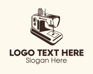 Home Appliance - Electric Sewing Machine logo design
